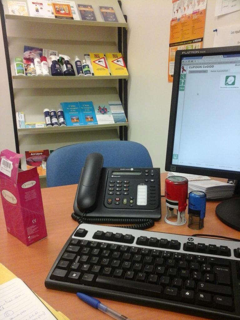 Le bureau où je reçois les patients