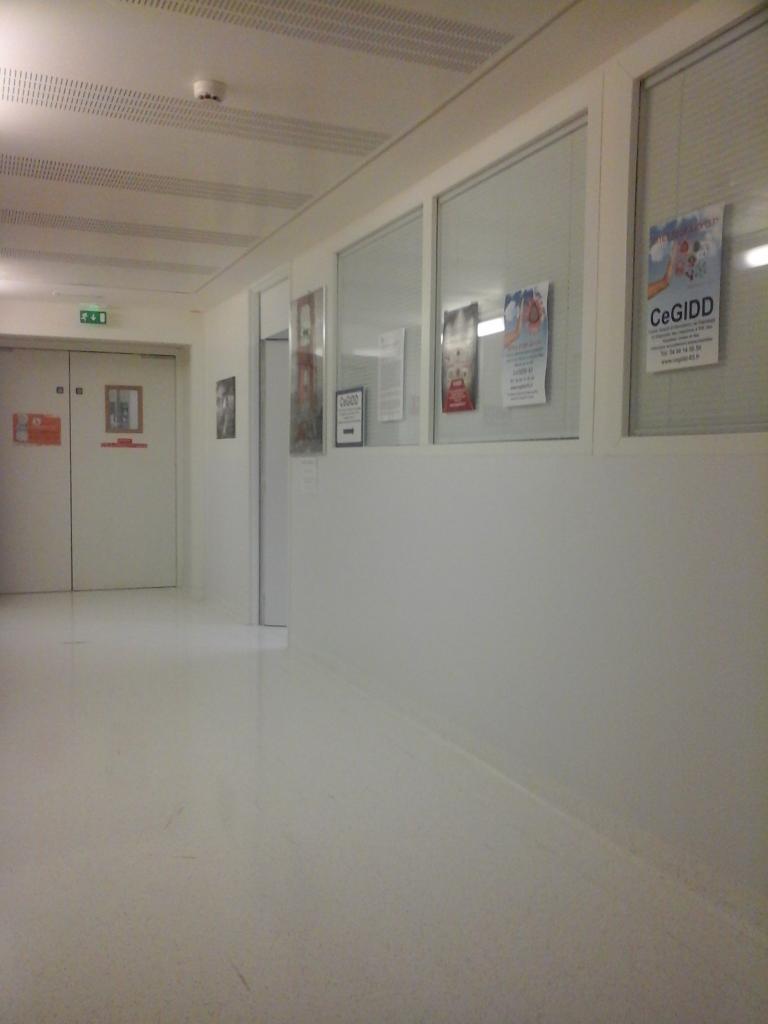 Le couloir du CeGIDD